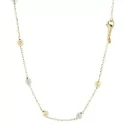 Collana Donna Oro Giallo Bianco GL100489