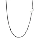 Women&#39;s White Gold Tennis Necklace GL100491