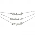 Woman Personalized Name Necklace Steel