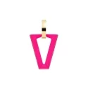 Valentina Ferragni earring Studio Uali Fluo Pink