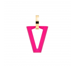 Valentina Ferragni earring Studio Uali Fluo Pink