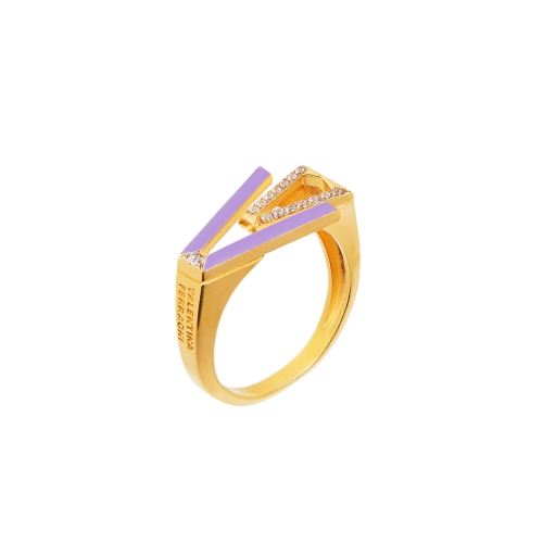 Anello Valentina Ferragni Studio Mia Lilac