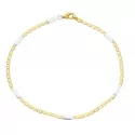 Bracciale Uomo in Oro Giallo e Bianco MMZ005GB21