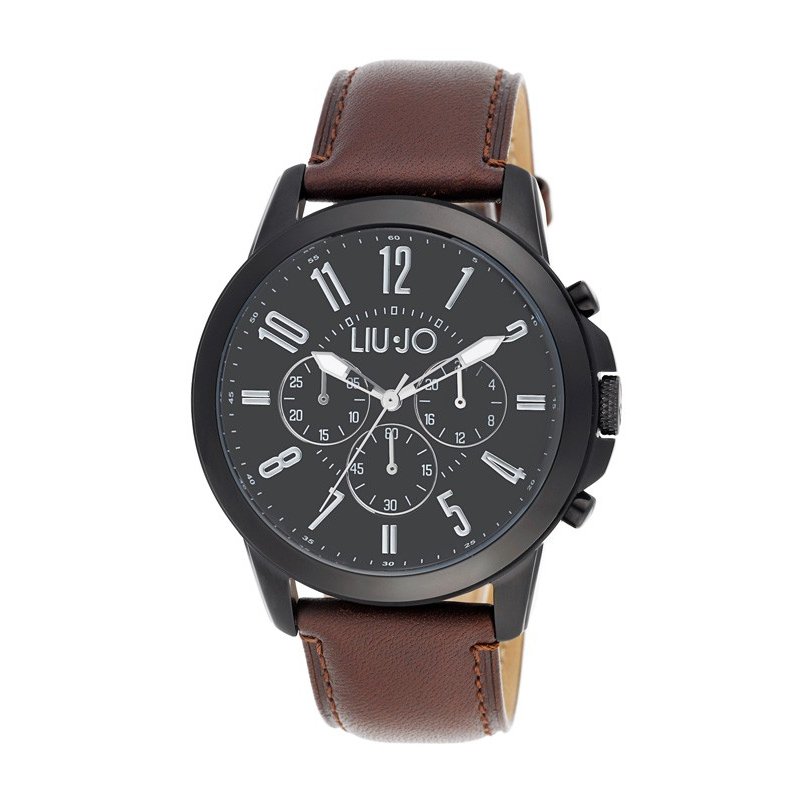 Liu Jo men's watch TLJ826 Chronograph Jet Black collection ...