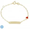 Bracciale Bimba Cuore Oro Giallo 9kt GL-G21744199