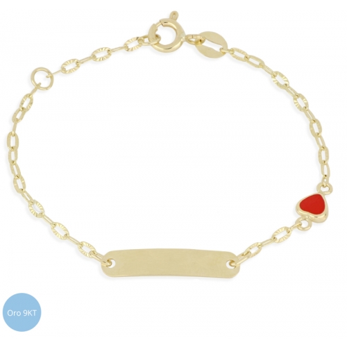 Bracciale Bimba Cuore Oro Giallo 9kt GL-G21744199