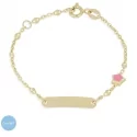 9kt Yellow Gold Star Girl Bracelet GL-G21744195