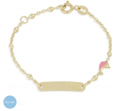 Bracciale Bimba Delfino Oro Giallo 9kt GL-G21744192