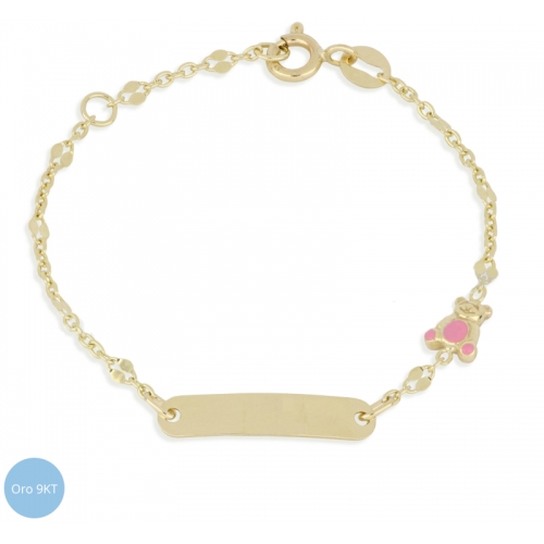 Bracciale Bimba Orsetto Oro Giallo 9kt GL-G21744191