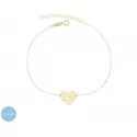 9kt Yellow Gold Heart Woman Bracelet GL-G21744131