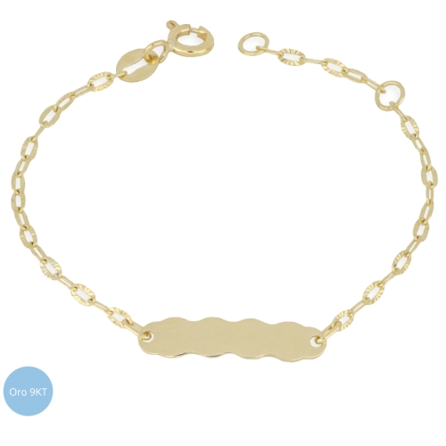 9kt Yellow Gold Children's Bracelet