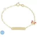 Butterfly Girl Bracelet 9kt Yellow Gold GL-G21744200