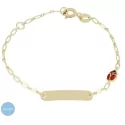 Bracciale Bimba Coccinella Oro Giallo 9kt