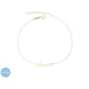 9kt Yellow Gold Love Woman Bracelet