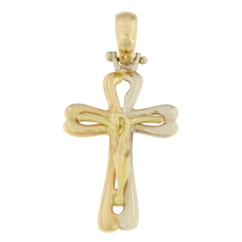 Cross Man Yellow and White Gold GL100495