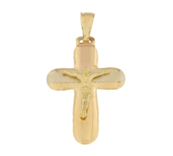 Cross Man Gold Gelb Weiß Rosa GL100504