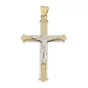 Cross Man Gelbgold Weiß GL100507