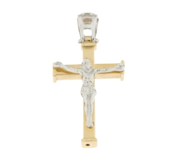 Cross Man Gelbgold Weiß GL100518