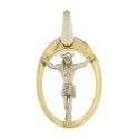 Cross Man Gelbgold Weiß GL100522