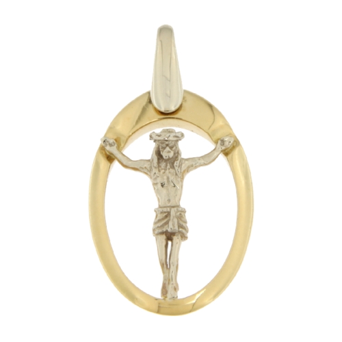 Cross Man Gelbgold Weiß GL100522