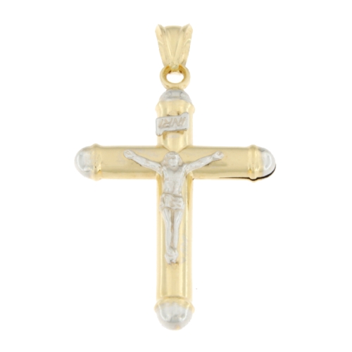 Cross Man Gelbgold Weiß GL100522