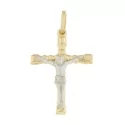 Cross Man Gelbgold Weiß GL100523