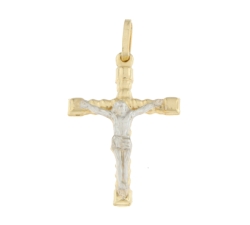 Cross Man Gelbgold Weiß GL100523