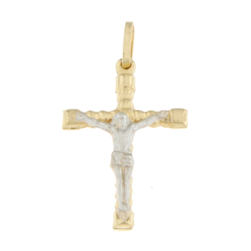 Cross Man Gelbgold Weiß GL100523