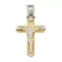 Cross Man Gelbgold Weiß GL100524