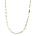 Collana Uomo Oro Giallo Bianco GL100530