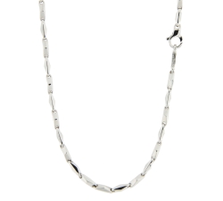 Men&#39;s White Gold Necklace GL100532