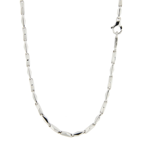 Men&#39;s White Gold Necklace GL100532