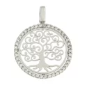 Ciondolo Donna Albero Della Vita Oro Bianco GL100534