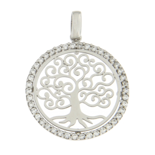 Pendant Woman Tree Of Life White Gold GL100534