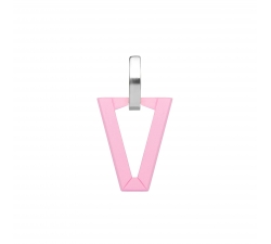 Valentina Ferragni earring Studio Uali Pink Silver DVF-OR-BA9