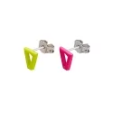 Valentina Ferragni Studio Joy Baby Pink &amp; Lime earrings