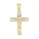 Cross Man Gelbgold Weiß GL100539