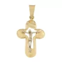 Cross Man Gelbgold Weiß GL100541