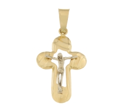 Cross Man Gelbgold Weiß GL100541