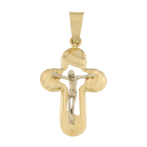 Cross Man Gelbgold Weiß GL100541