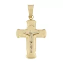 Cross Man Gelbgold Weiß GL100542