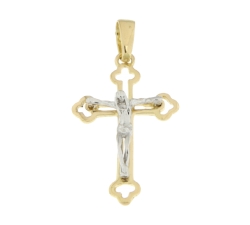 Cross Man Gelbgold Weiß GL100543