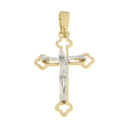 Cross Man Gelbgold Weiß GL100543