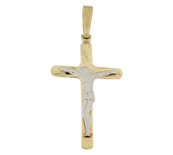 Cross Man Gelbgold Weiß GL100552