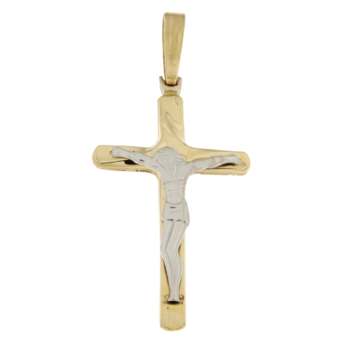 Cross Man Gelbgold Weiß GL100552