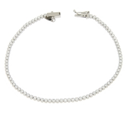 Women's Tennis Bracelet White Gold GL-G21733991