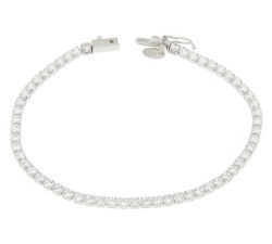 Bracciale Tennis Donna Oro Bianco GL100554