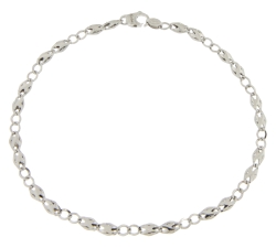 Men&#39;s Bracelet in White Gold GL100053