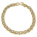 Bracciale Uomo Oro Giallo Bianco GL100555