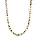 Men's Necklace in Yellow and White Gold GL100558